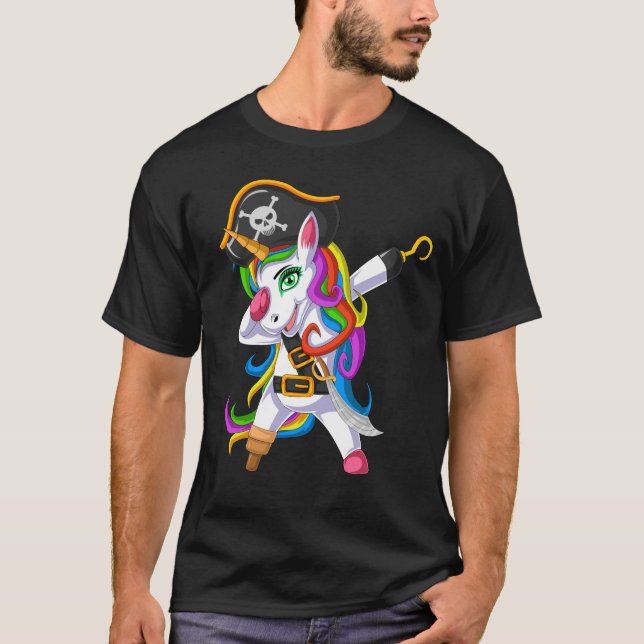 Unicorn pirat t shirt (Framsida)