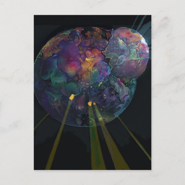 Unicorn Pod~~~~ Vykort (Framsida)