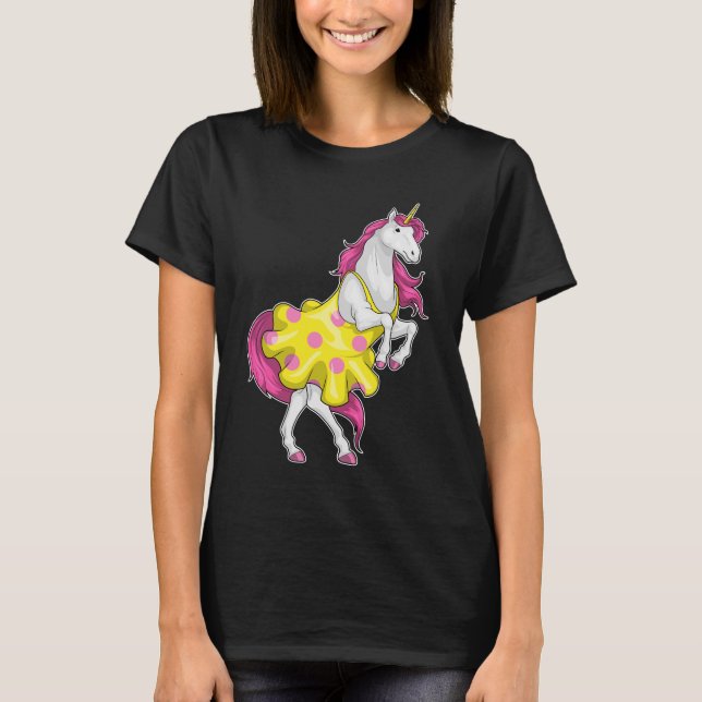 Unicorn Polka dots Dress T Shirt (Framsida)