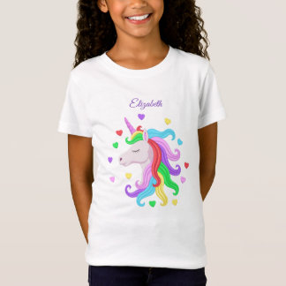 Unicorn Pony Rainbow Stars Pastel Girly Magic T Shirt