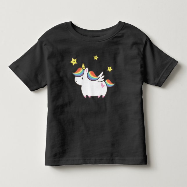 Unicorn Pony Tee Shirt (Framsida)