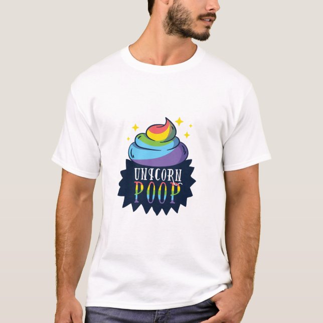 Unicorn Poop T Shirt (Framsida)