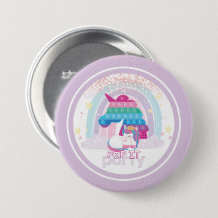 Unicorn Pop it Birthday Knapp