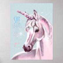 Unicorn Poster med Gnistra och offert