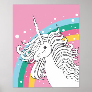 UNICORN POSTER ROSA