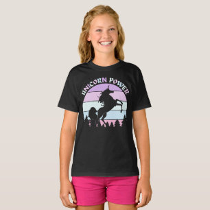Unicorn Power Roligt Kids T-Shirts