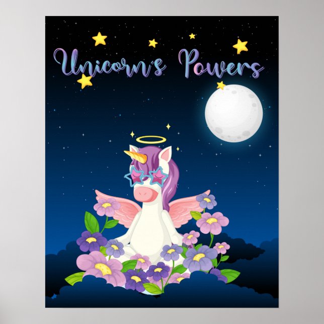 Unicorn Powers Poster (Framsidan)