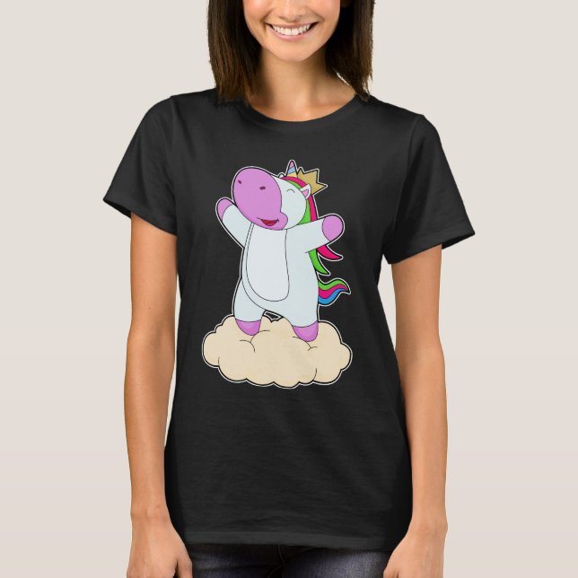 Unicorn Prince Krona T Shirt (Framsida)