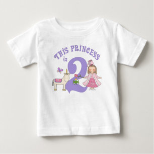 Unicorn Princess 2:a födelsedagen Tröja
