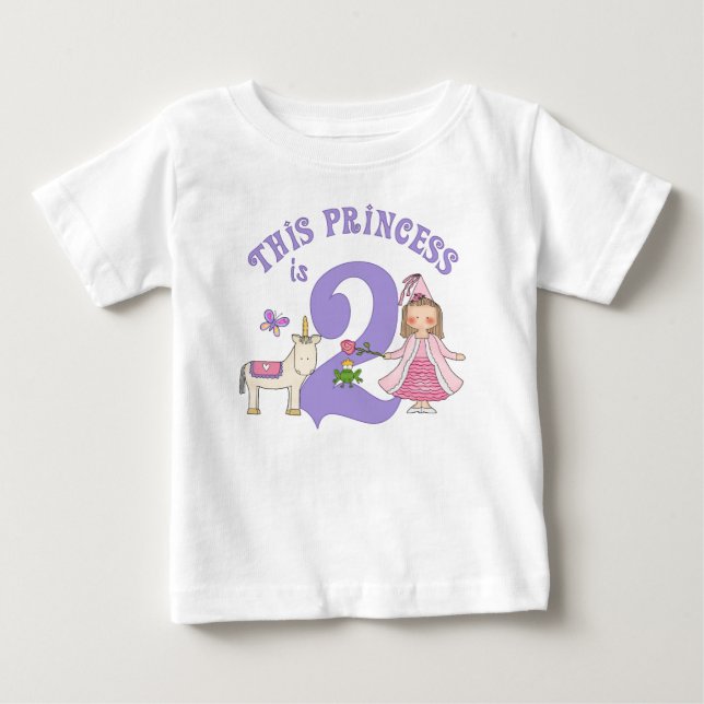 Unicorn Princess 2:a födelsedagen Tröja (Framsida)
