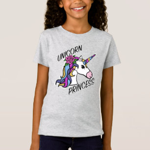 Unicorn Princess Design - Girls Bra Jersey T-Shi T Shirt