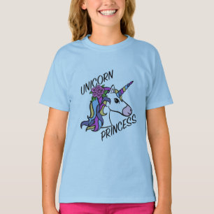 Unicorn Princess Design - Girls'Basic T-Shirt