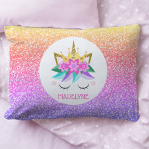 Unicorn Princess Glitter Personlig Namn