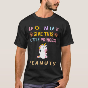 Unicorn Princess Peanut Allergy Awareness T Shirt