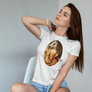Unicorn Princess Porträtt T Shirt