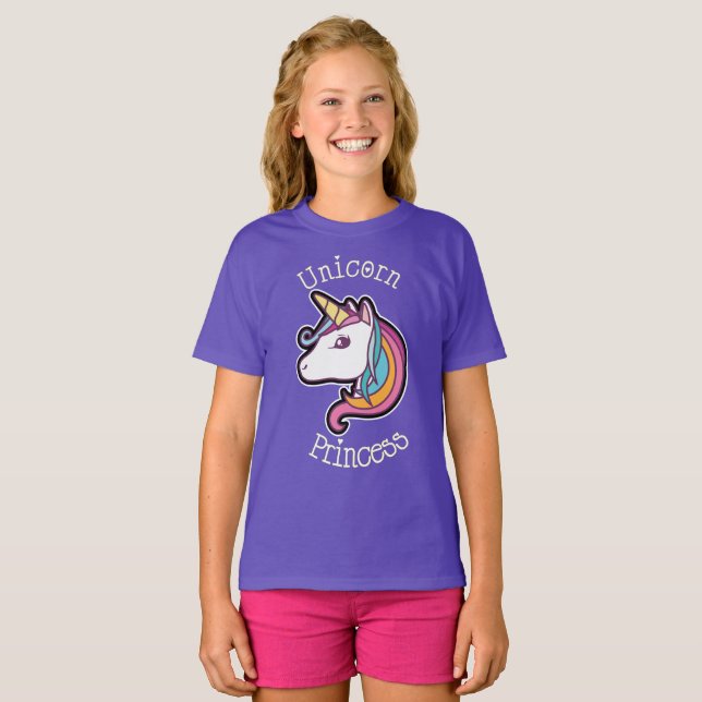 Unicorn Princess T-Shirt (Hel framsida)