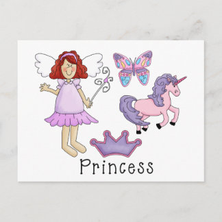 Unicorn Princess Vykort