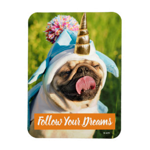 Unicorn Pug Magnet