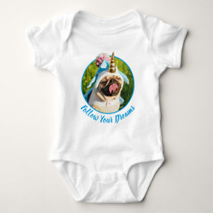 Unicorn Pug T Shirt