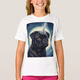 Unicorn Pug T Shirt