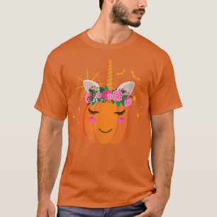 Unicorn Pumpkin Halloween2898 T Shirt
