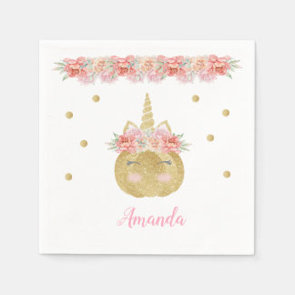 Unicorn Pumpkin Pappersservett