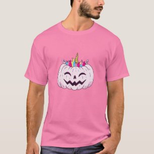 Unicorn Pumpkin T Shirt