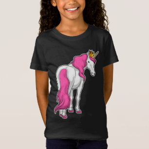 Unicorn Queen Krona T Shirt