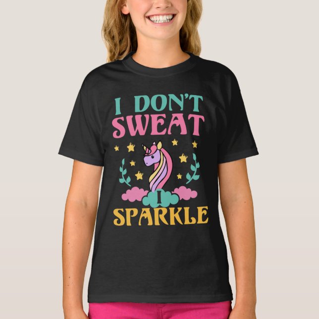 Unicorn Quotes Shirt Gift T (Framsida)