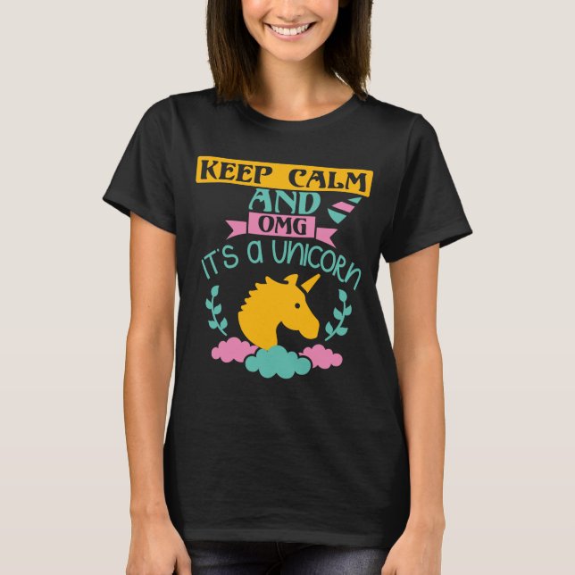 Unicorn Quotes Shirt Gift T (Framsida)
