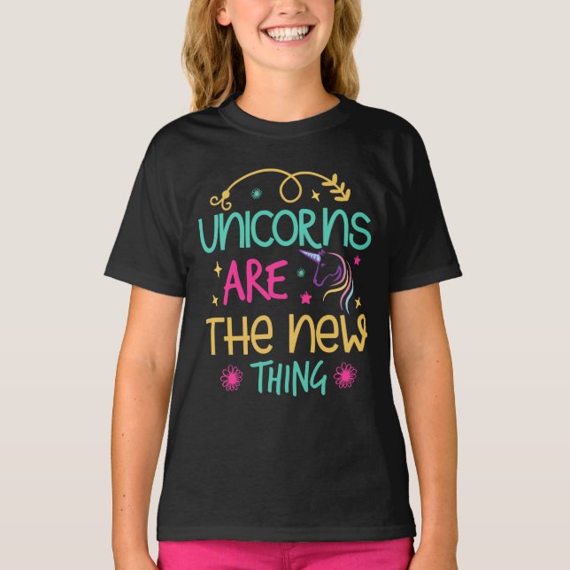 Unicorn Quotes Shirt Gift T (Framsida)