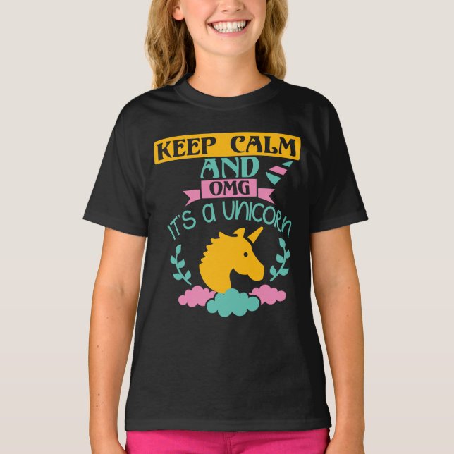 Unicorn Quotes Shirt Gift T (Framsida)