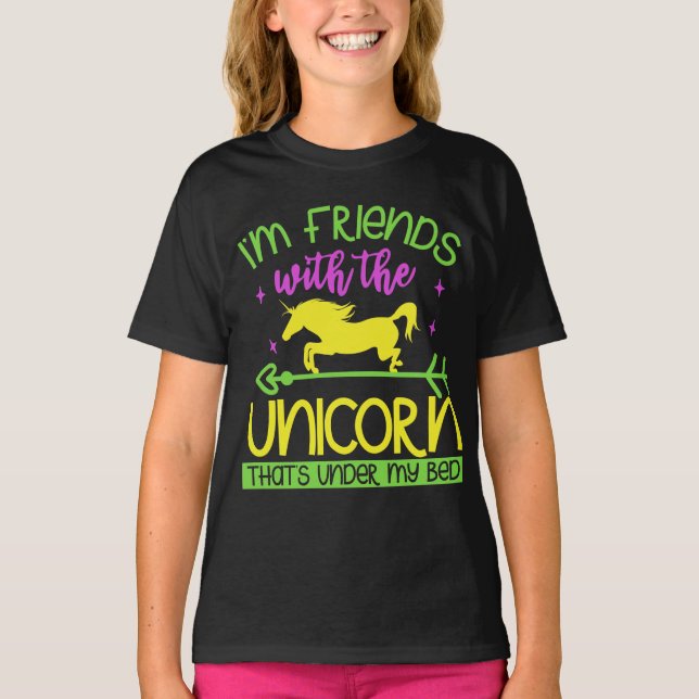 Unicorn Quotes Shirt Gift T (Framsida)