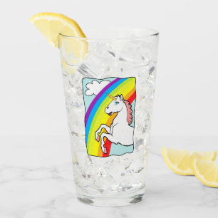 Unicorn Rainbow Glaskopp