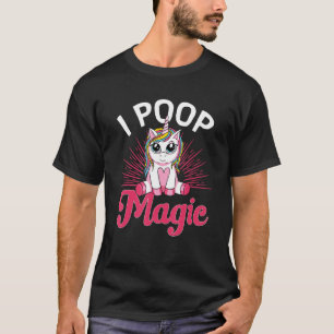 Unicorn rainbow i poop magi t shirt