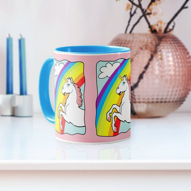 Unicorn Rainbow Mugg (Skapare uppladdad)