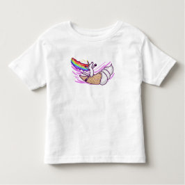 Unicorn Rainbow Riding Ice Cream Cone T Shirt