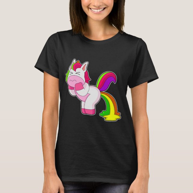 Unicorn Rainbow T Shirt (Framsida)