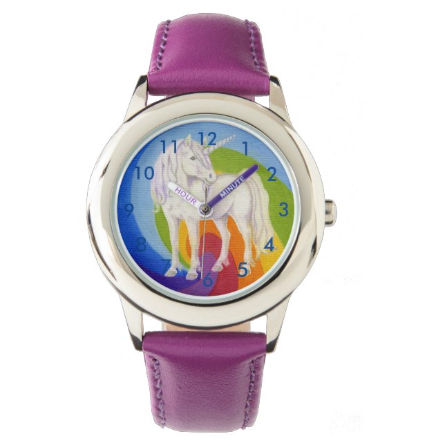 Unicorn Rainbow watch Armbandsur (Framsida)