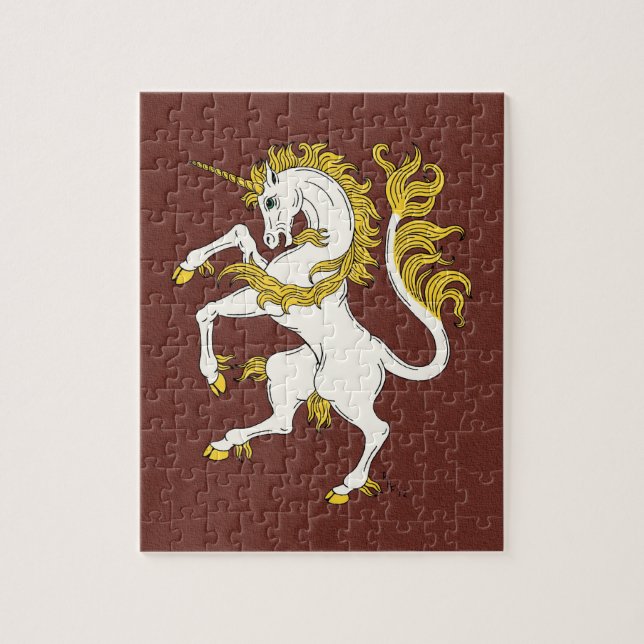 Unicorn Rampant Pussel (Vertikal)