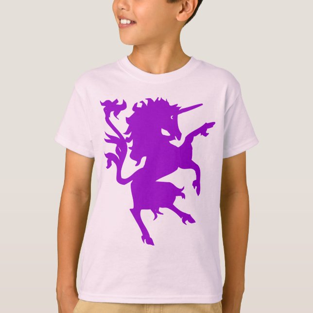 Unicorn Rampant T Shirt (Framsida)