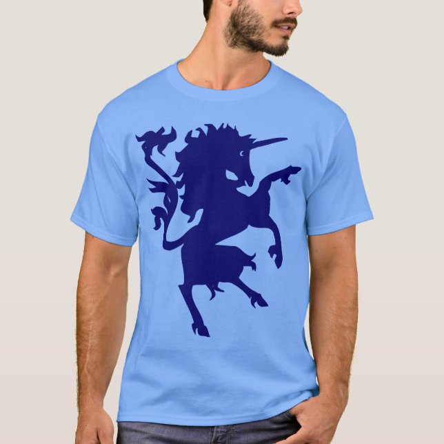 Unicorn Rampant T Shirt (Framsida)