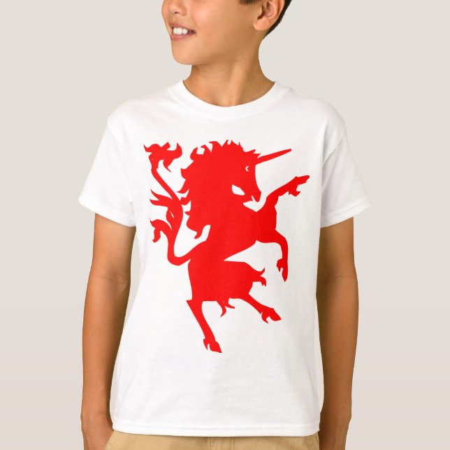 Unicorn Rampant T Shirt (Framsida)