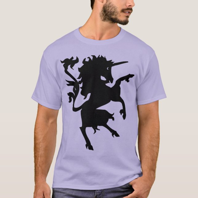 Unicorn Rampant Tee Shirt (Framsida)