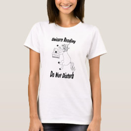 Unicorn Reading... Basic Women's Tee - BL