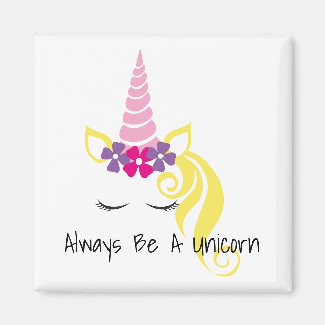 Unicorn Refrigerator Magnet (Framsidan)