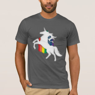 Unicorn & regnbåge tee