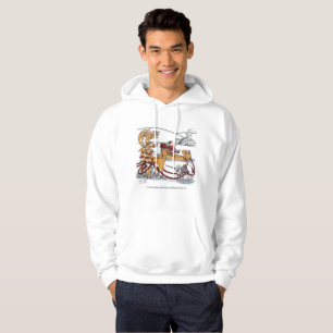 Unicorn Reindee, hooded sweatshirt