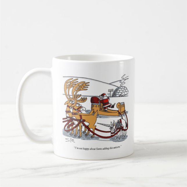 Unicorn Reindeer mugg (Vänster)