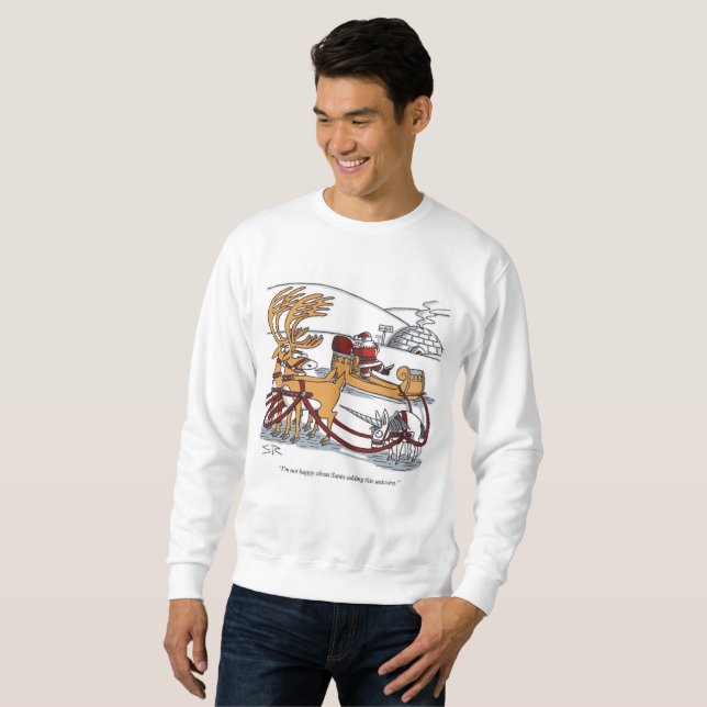 Unicorn Reindeer sweatshirt (Hel framsida)